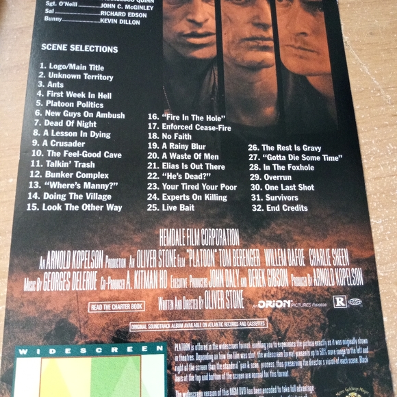 Platoon DVD (Oliver Stone Film) - Picture 11 of 11
